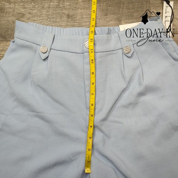 Nicole Miller Mid Rise Wide Leg Pants Size M - Picture 4 of 6